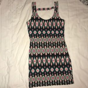 Tight multicoloured dress